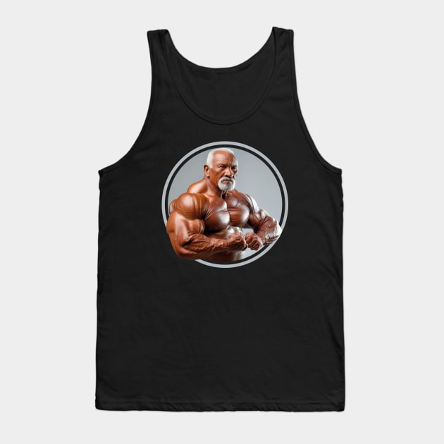 Training hard at the gym Tank Top by muscle